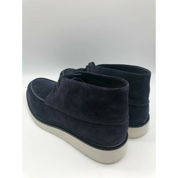 Vince Men's Wayde Suede Chukka Boot Coastal Navy Blue Size US 9.5 $295 - Picture 10 of 12